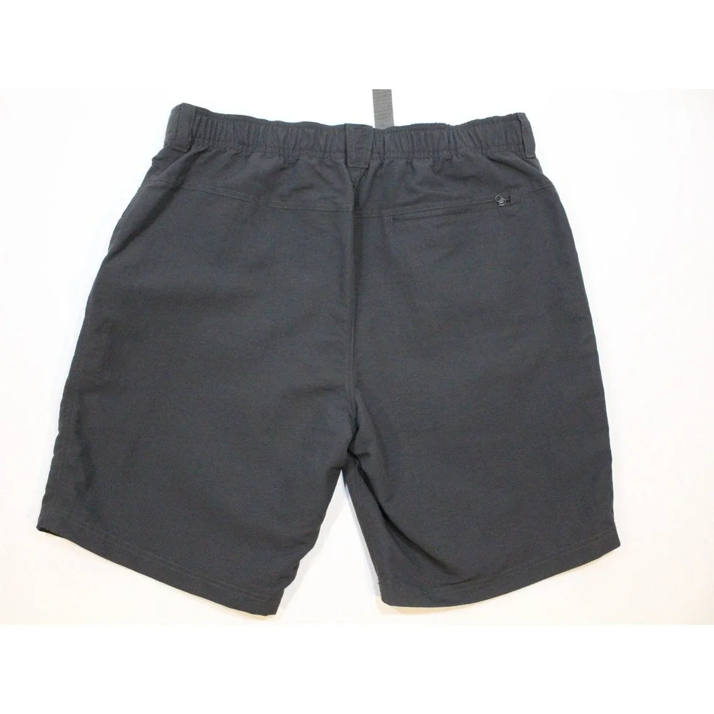 North Face Cargo Shorts Gray Belted Nylon Hiking Outdoors‎ Men's XL Regular